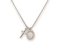 Collana Amen Donna Miracolosa in Argento Zirconia CLCMZB - CLCMZB